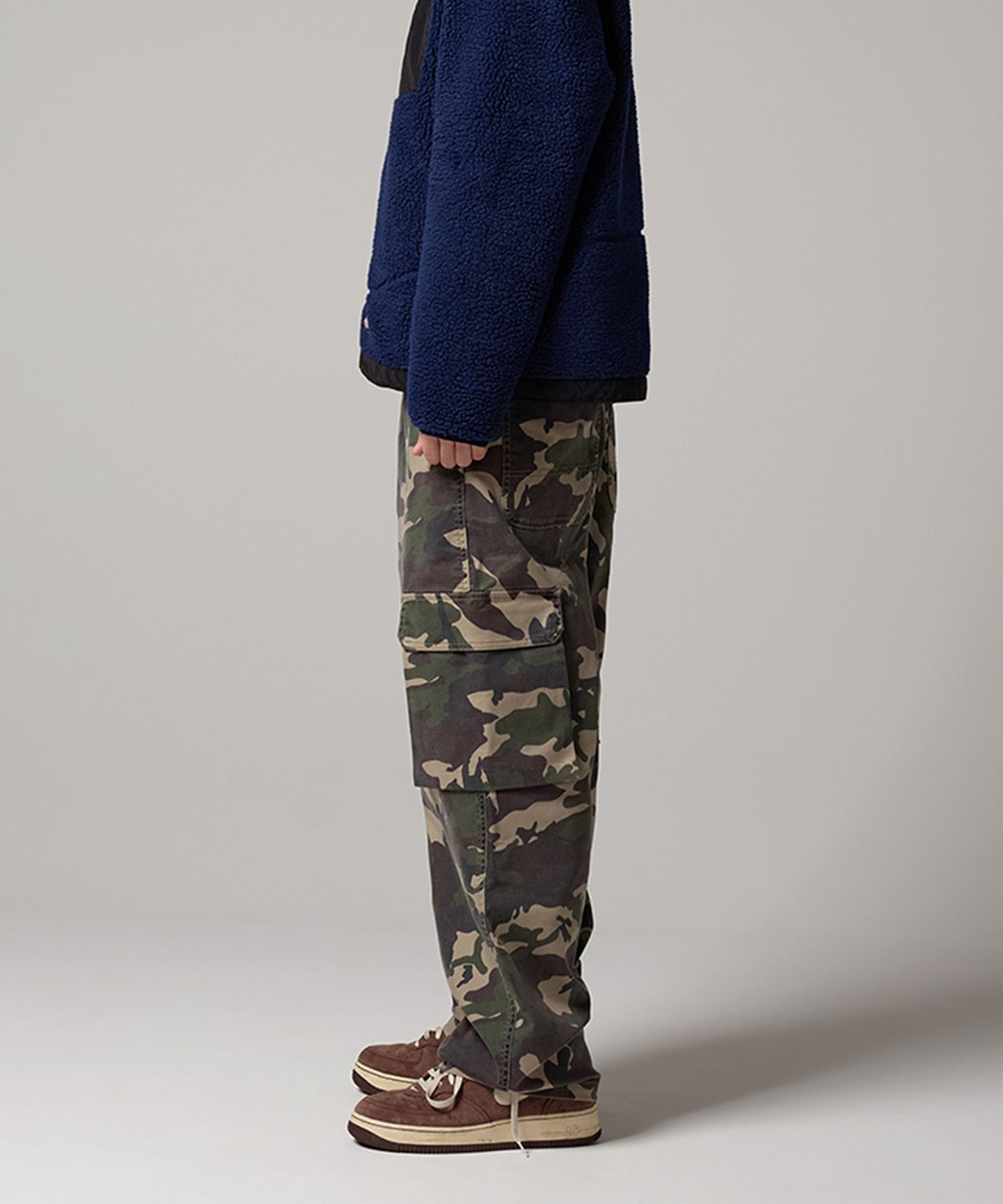 디키즈(DICKIES) 캔버스 카고 팬츠 Camouflage