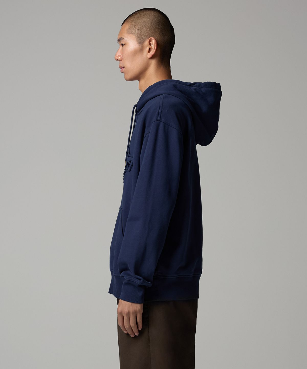 디키즈(DICKIES) 워시드 EMB 그래픽 후드티 Naval Academy