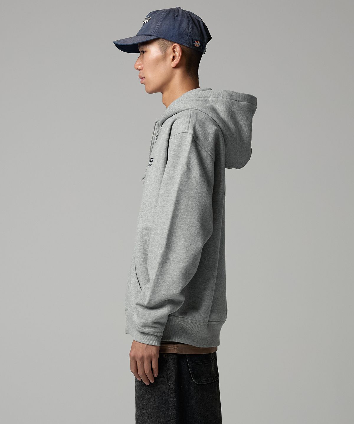 디키즈(DICKIES) 볼리바르 후드 집업 Grey Melange