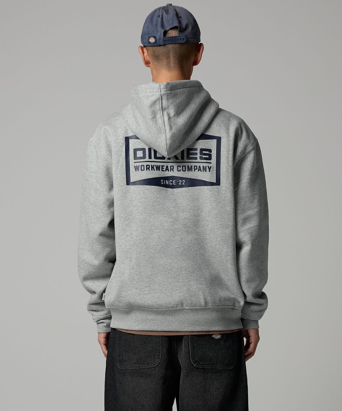 디키즈(DICKIES) 볼리바르 후드 집업 Grey Melange
