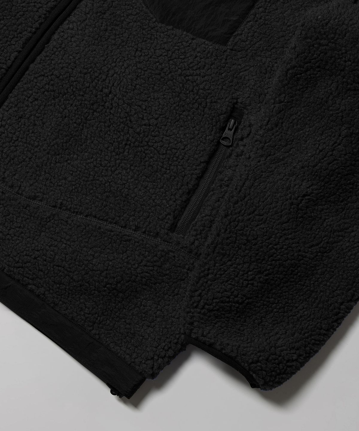 디키즈(DICKIES) 플리스 포켓 집업 후디 Black