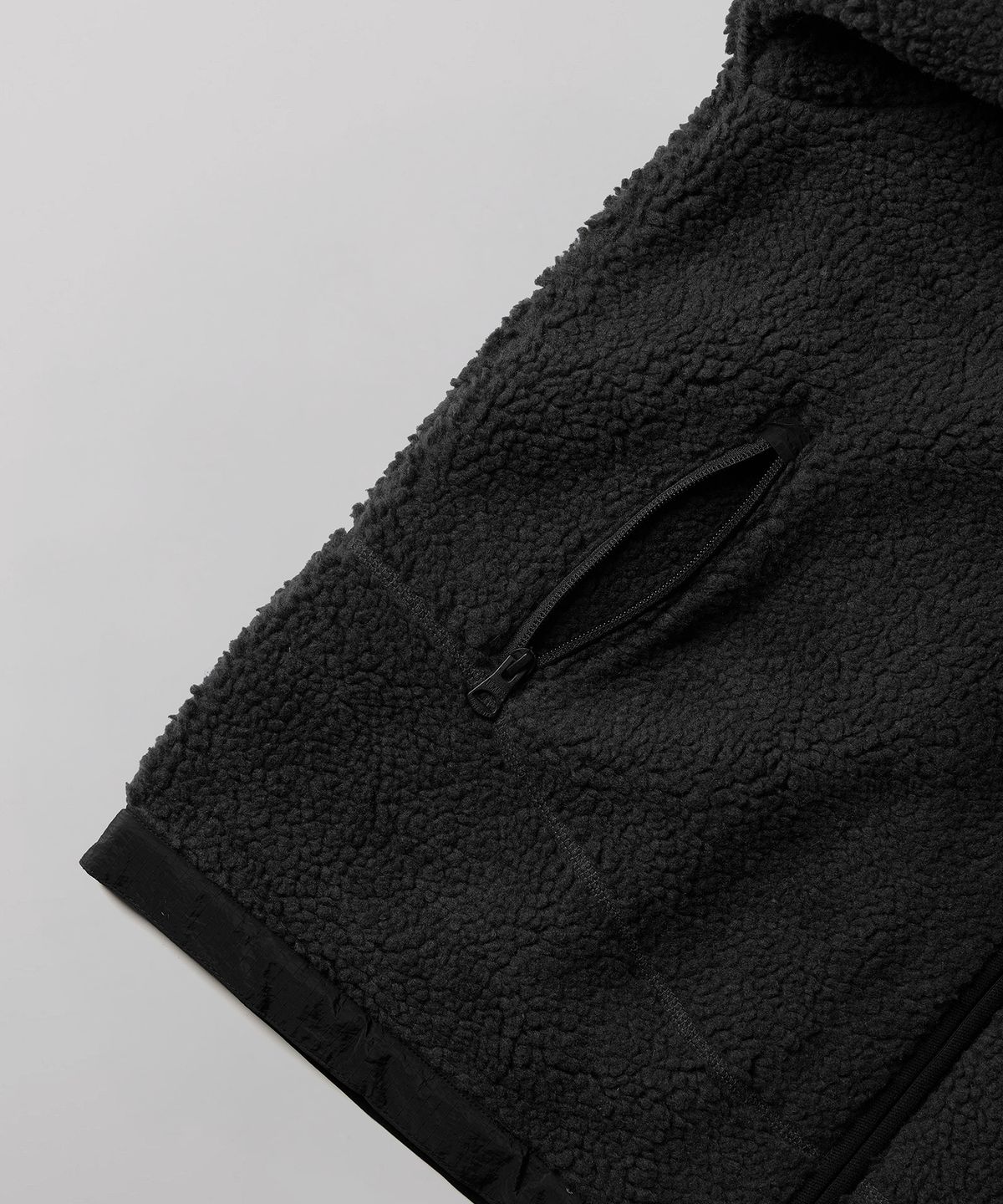 디키즈(DICKIES) 플리스 포켓 집업 후디 Black