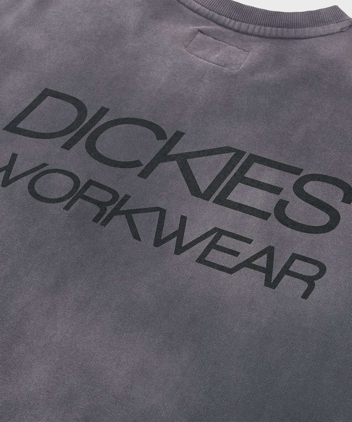디키즈(DICKIES) [JP Capsule] 페이디드 워시드 크루넥 맨투맨 Charcoal