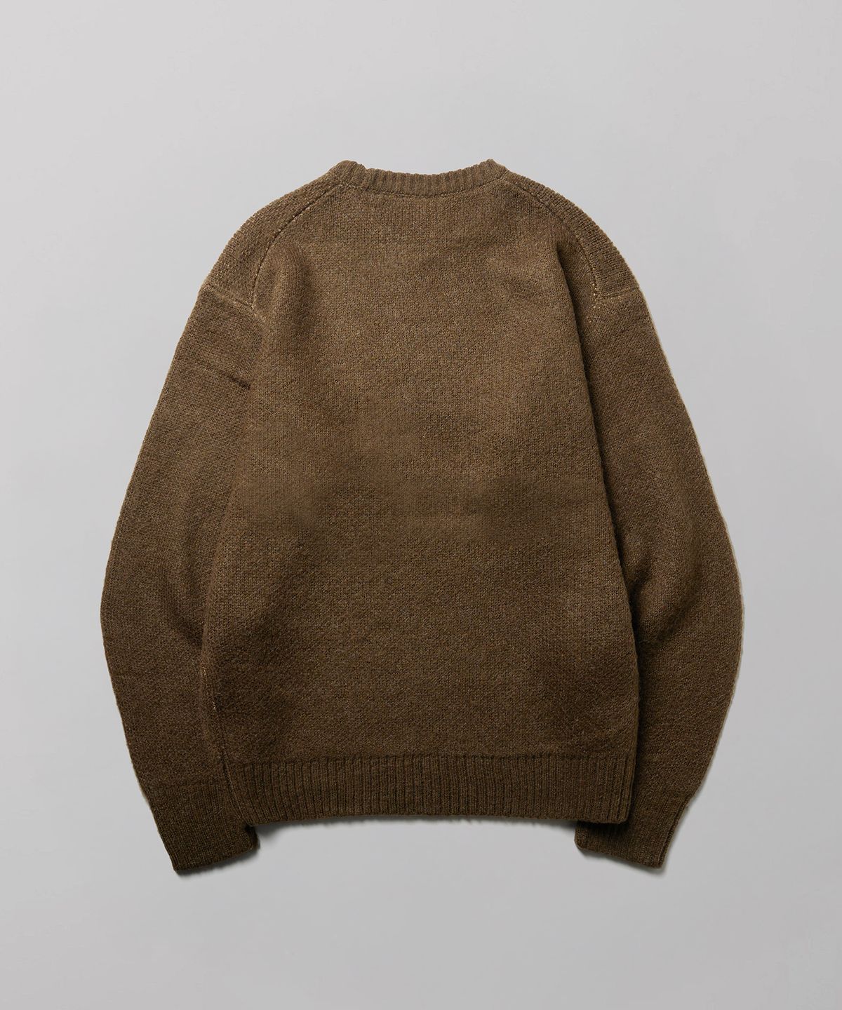 디키즈(DICKIES) 빅 로고 헤어리 니트 Brown