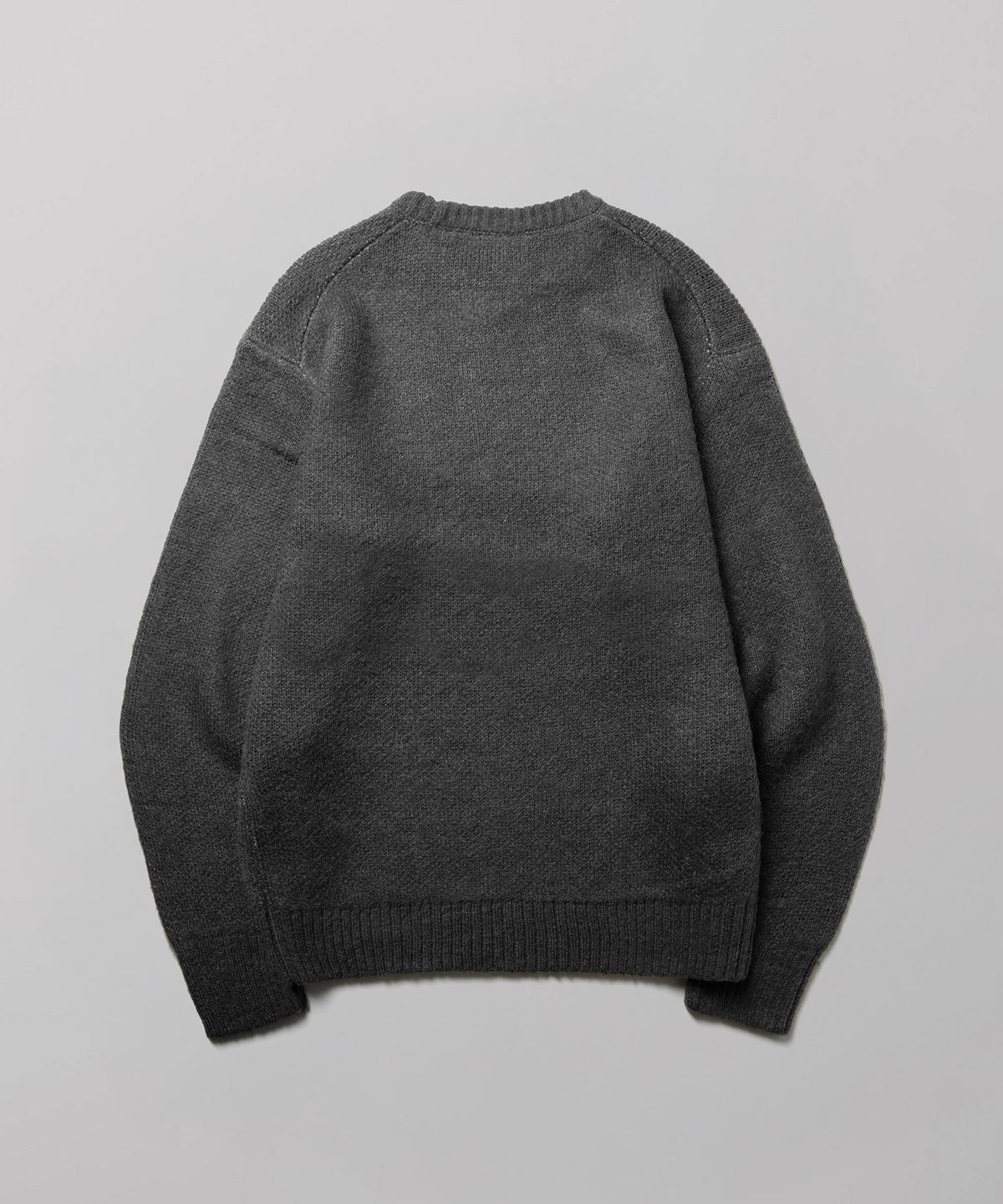 디키즈(DICKIES) 빅 로고 헤어리 니트 Gray