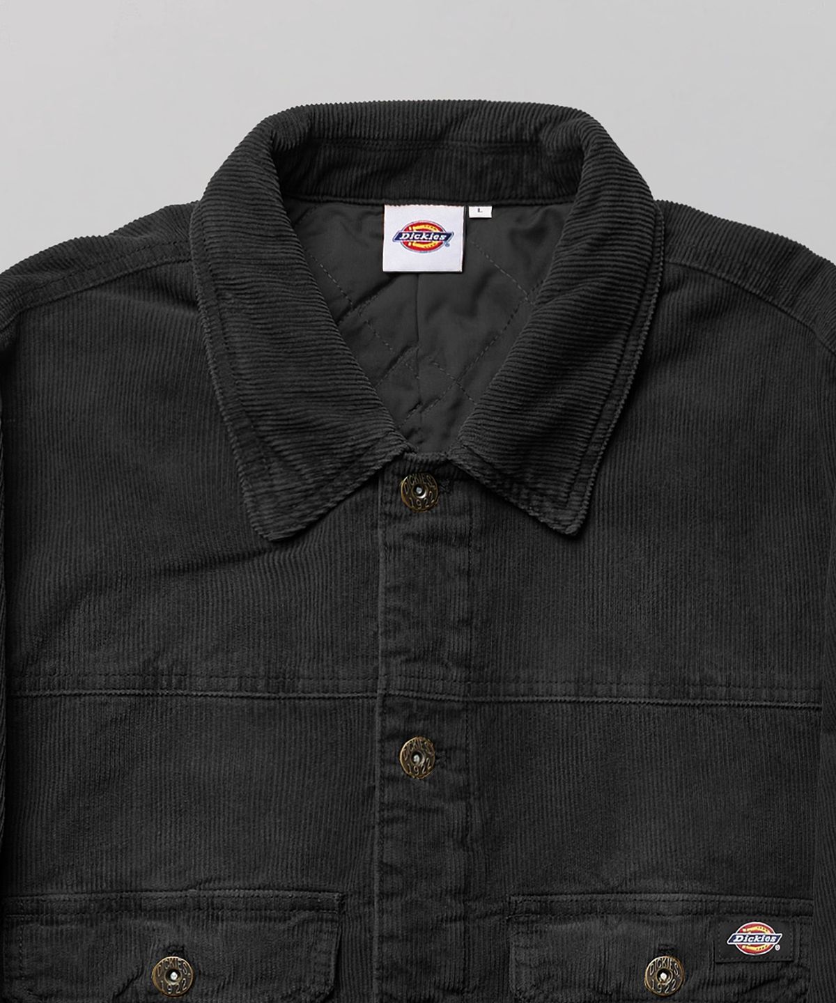 디키즈(DICKIES) 워시드 코듀로이 재킷 Black