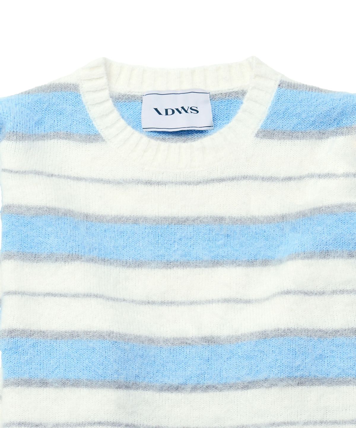 아이돈워너셀(IDWS) Vector Stripe Mohair Knit Ivory