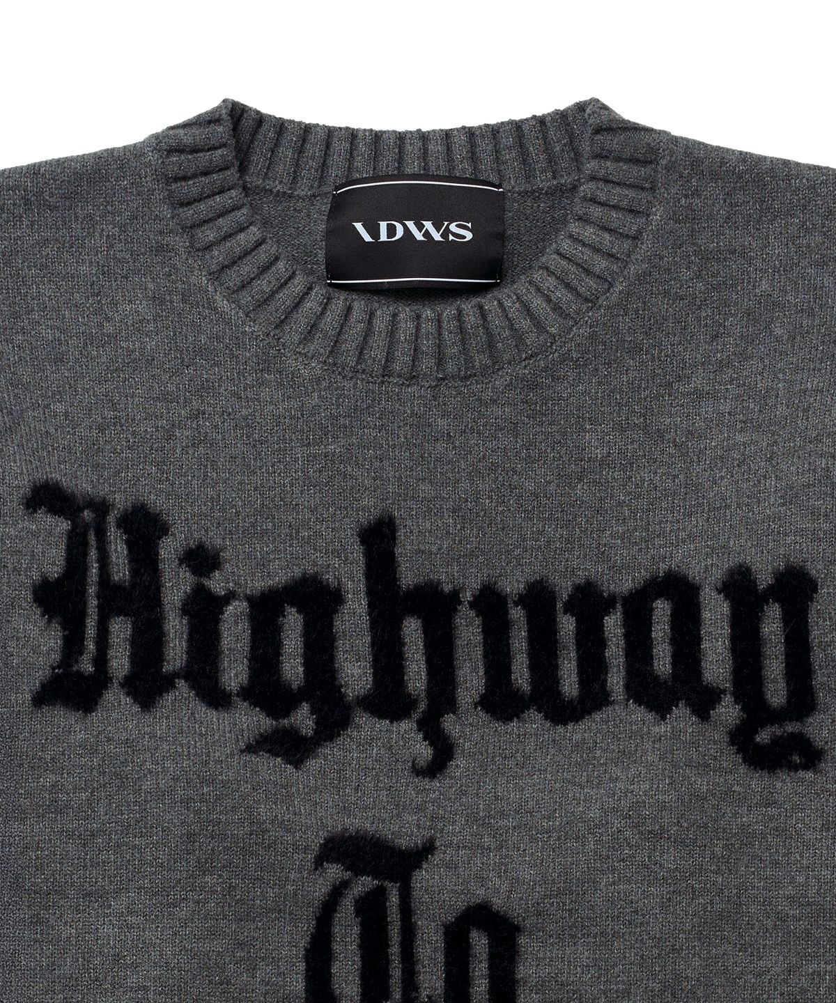 아이돈워너셀(IDWS) Hellride Crewneck Knit Charcoal