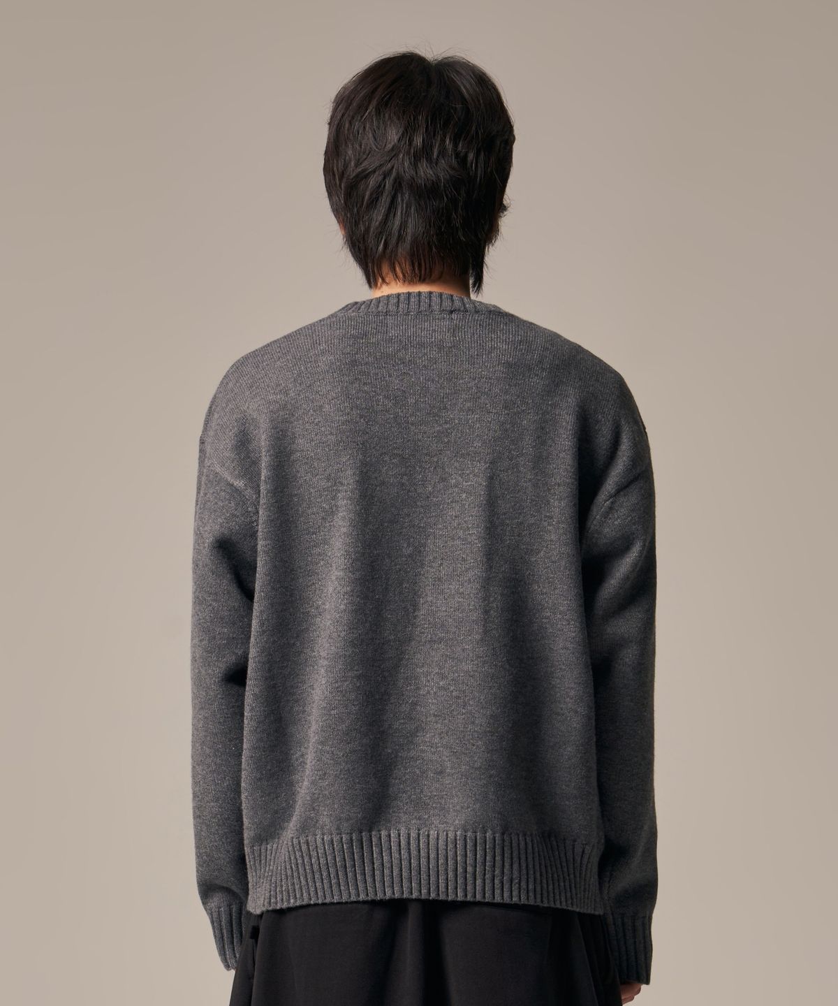아이돈워너셀(IDWS) Hellride Crewneck Knit Charcoal
