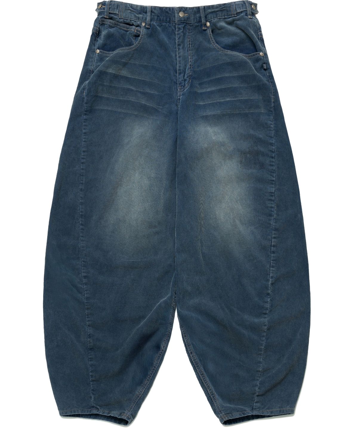 아이돈워너셀(IDWS) Viego Corduroy Balloon Pants Dark Indigo