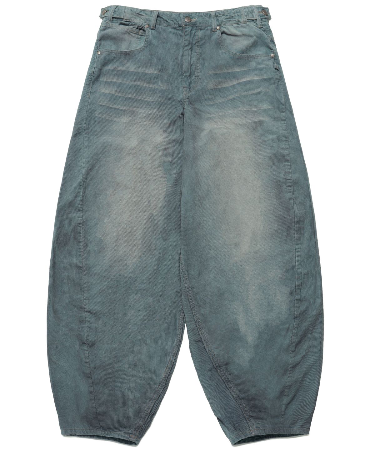 아이돈워너셀(IDWS) Viego Corduroy Balloon Pants Light Indigo