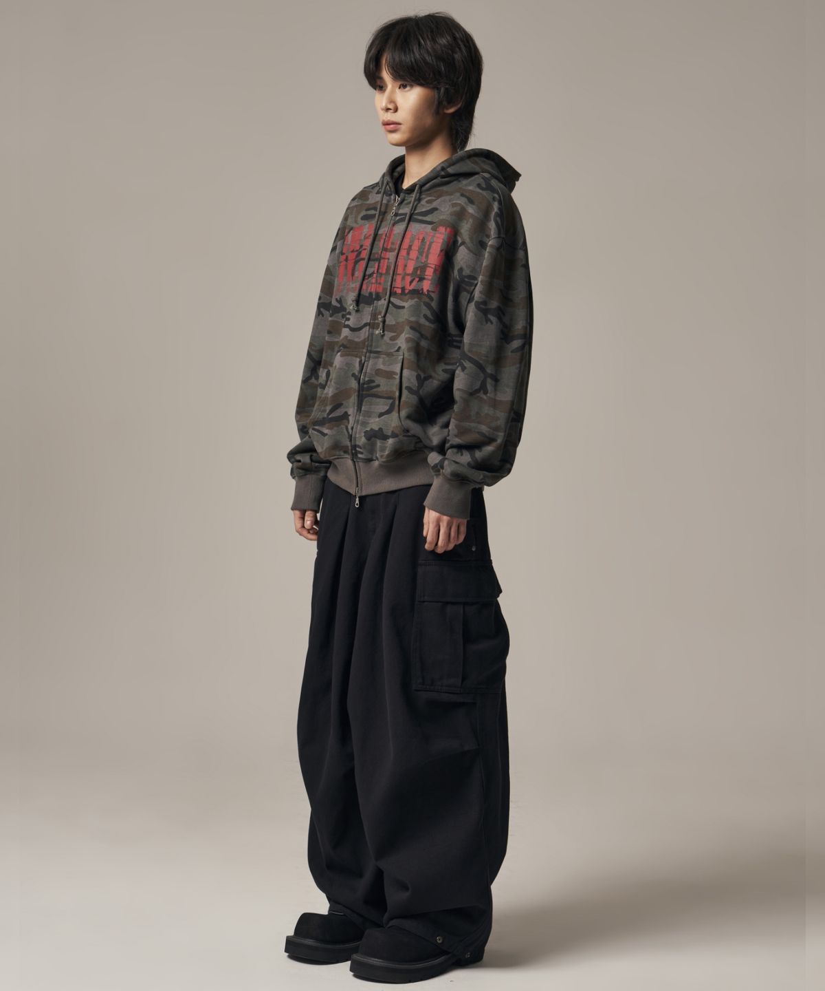 아이돈워너셀(IDWS) Titan Cargo Balloon Pants Black