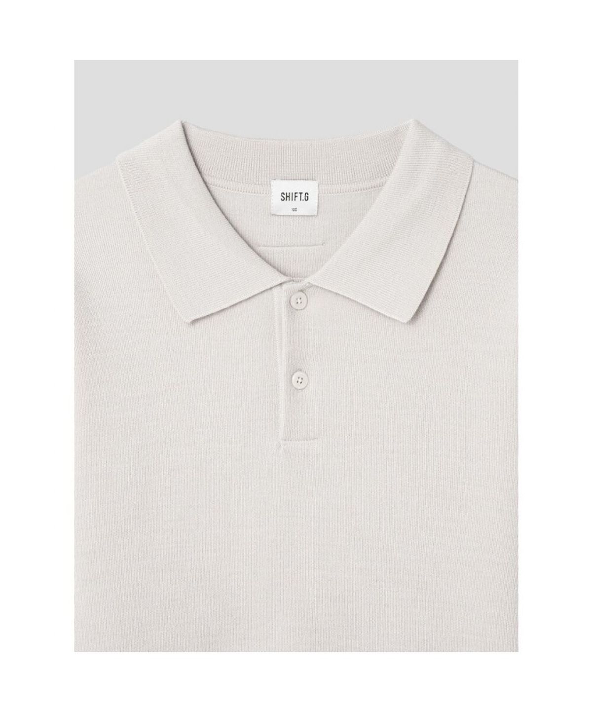 시프트지(SHIFT.G) Polo Neck Sweater  Ivory