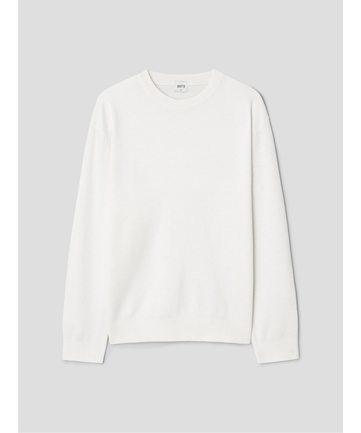 시프트지(SHIFT.G) Basic Crewneck Sweater  White