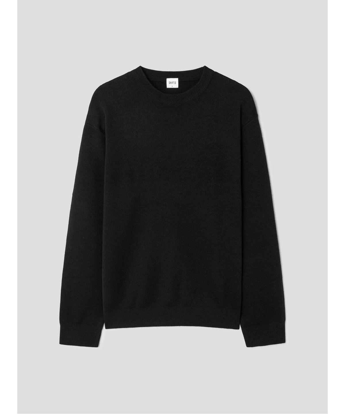 시프트지(SHIFT.G) Basic Crewneck Sweater  Black