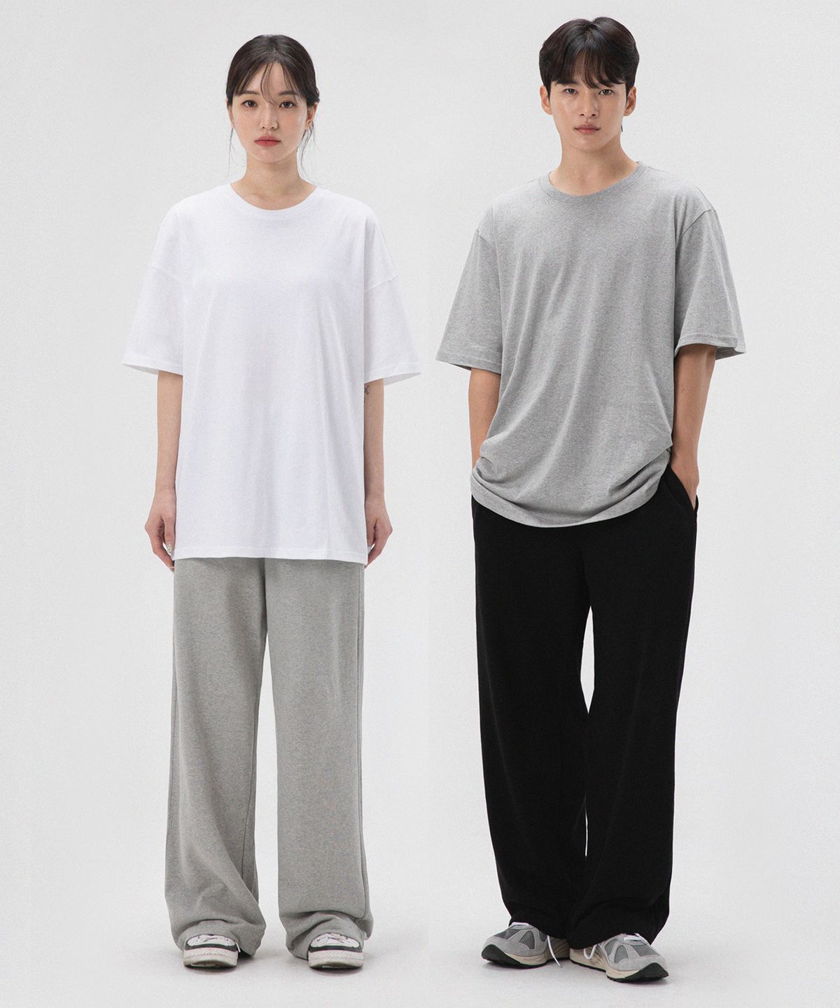 프리노어(PRINOAR) [2PACK]데일리 와이드 트레이닝 팬츠