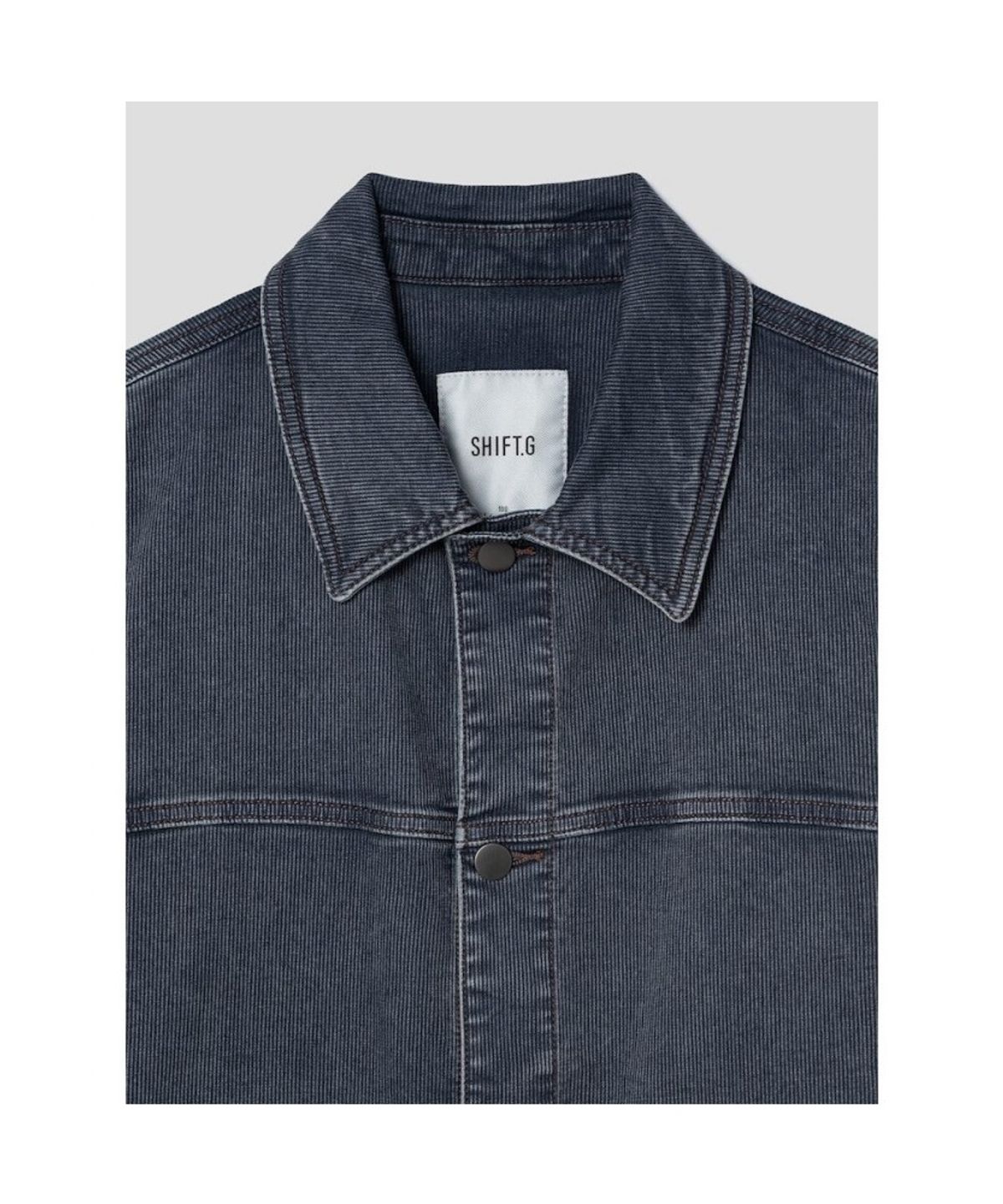시프트지(SHIFT.G) Mallet Denim Trucker Jacket  Navy