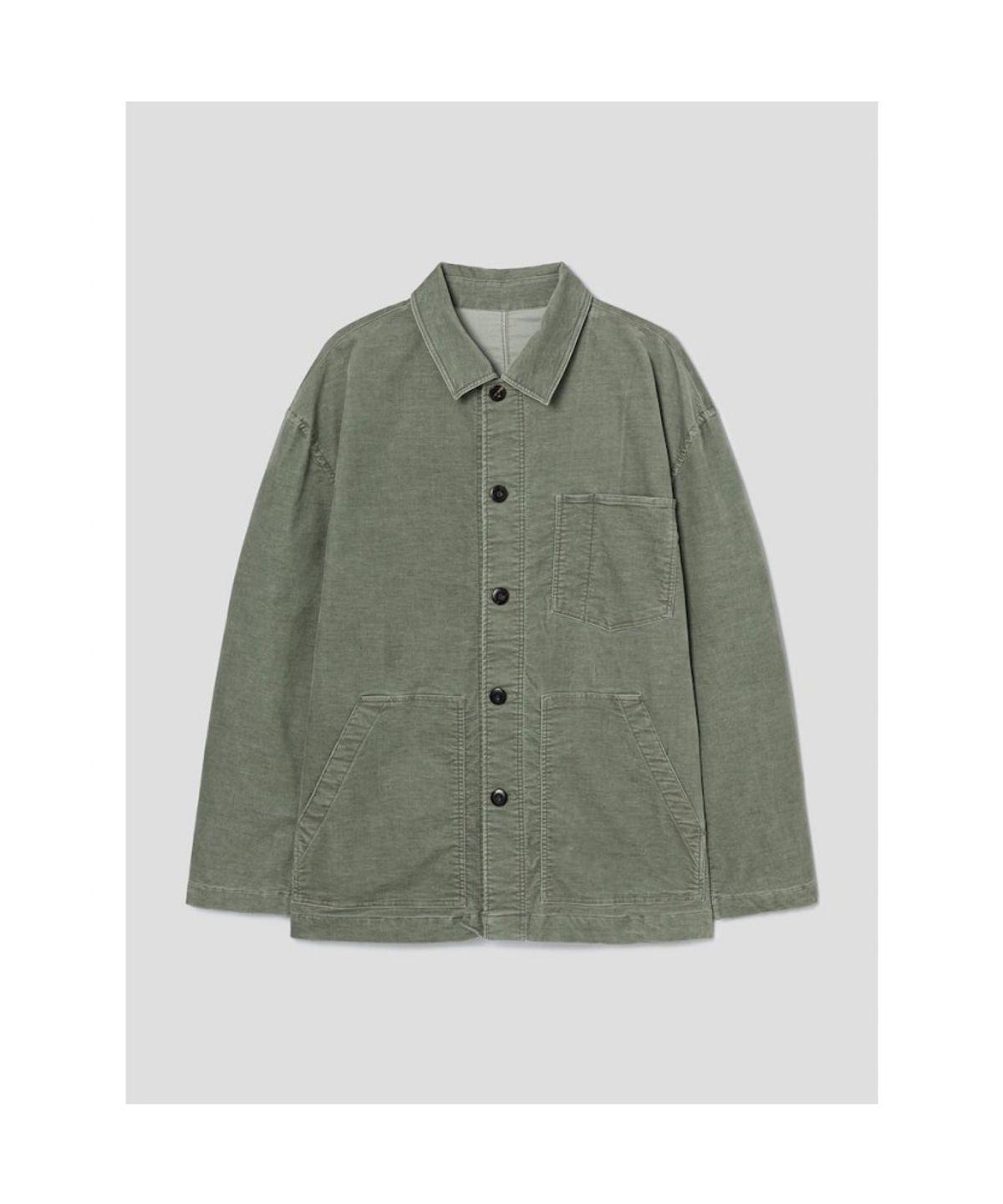 시프트지(SHIFT.G) Relaxed Cotton Coverall  Khaki