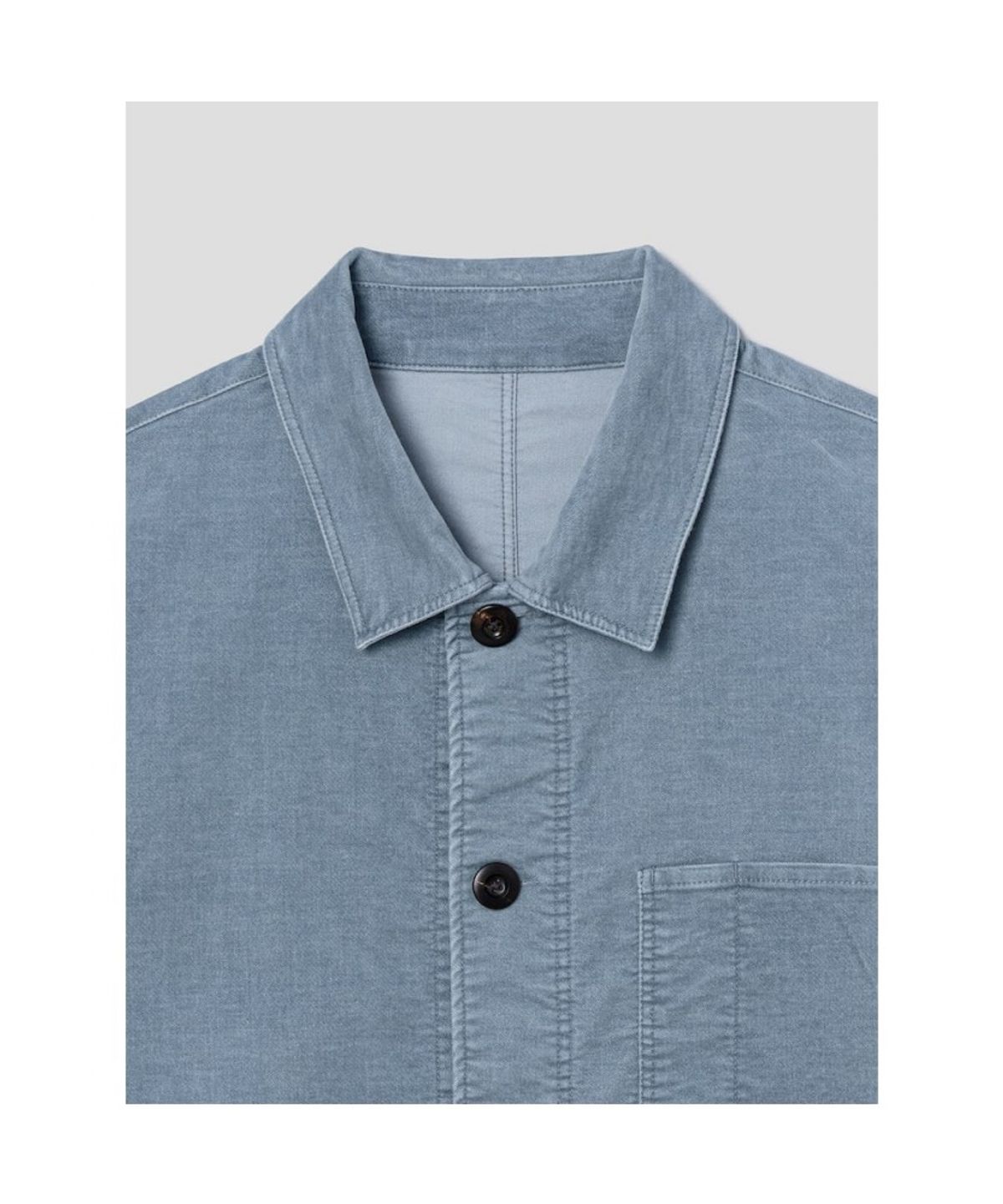 시프트지(SHIFT.G) Relaxed Cotton Coverall  Sky Blue