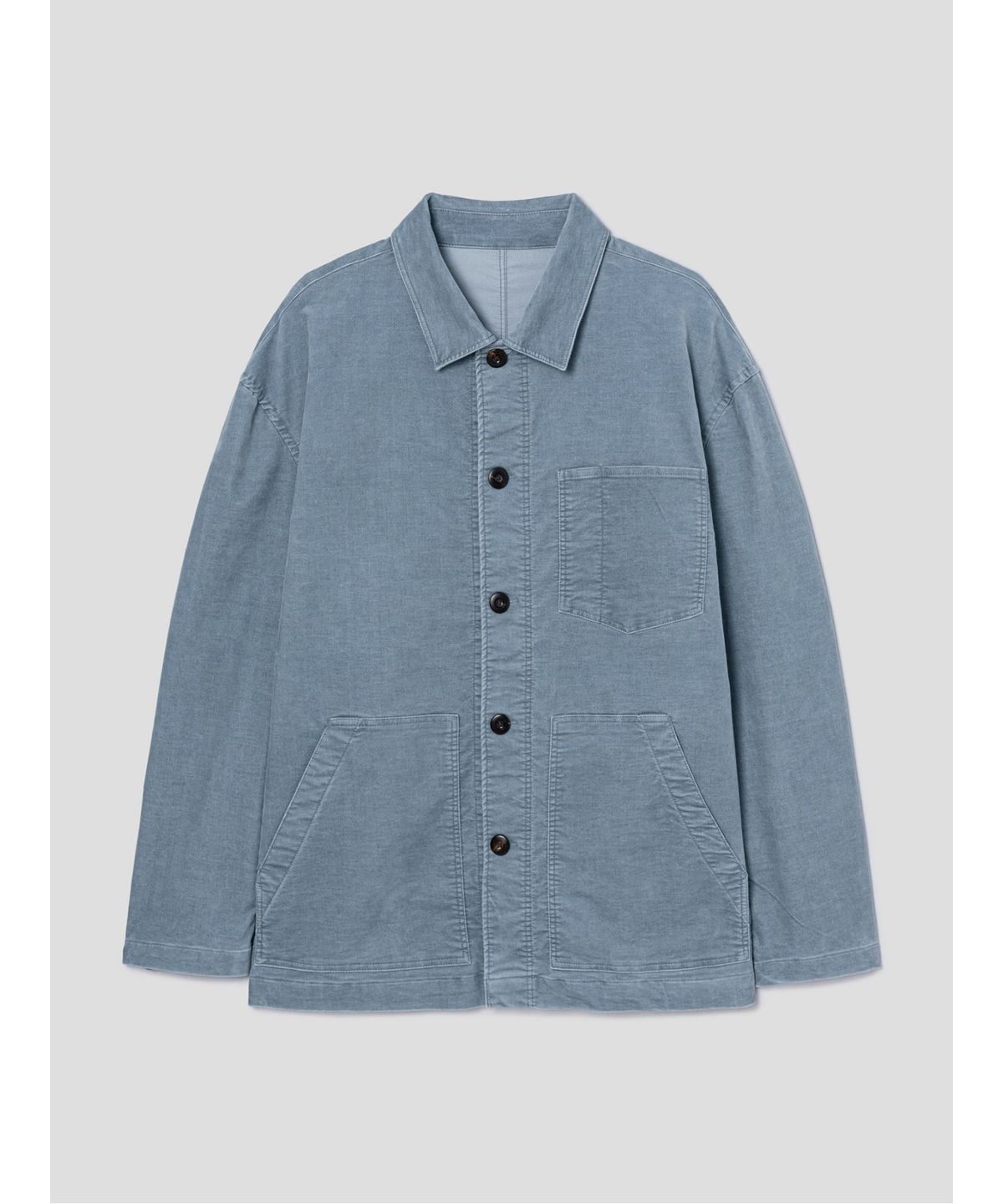 시프트지(SHIFT.G) Relaxed Cotton Coverall  Sky Blue