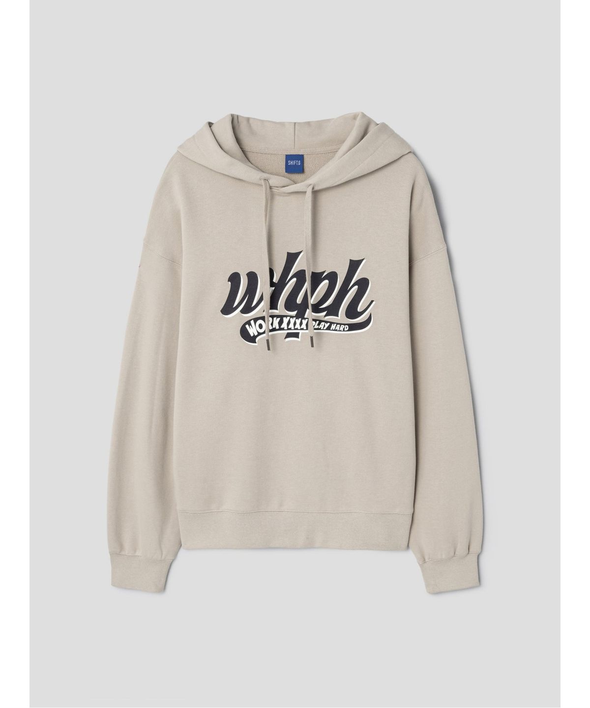시프트지(SHIFT.G) Whph Logo Hoodie  Beige