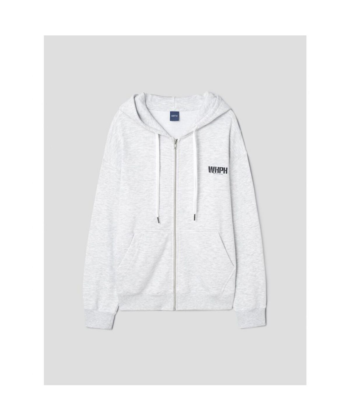시프트지(SHIFT.G) Whph Overfit Zip Hoodie  Light Grey