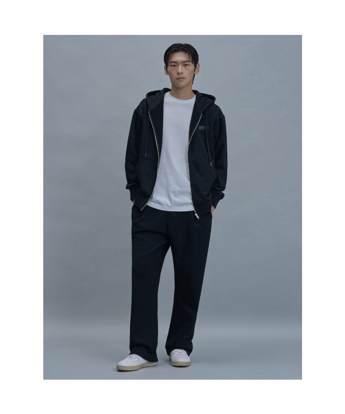 시프트지(SHIFT.G) Whph Overfit Zip Hoodie  Black
