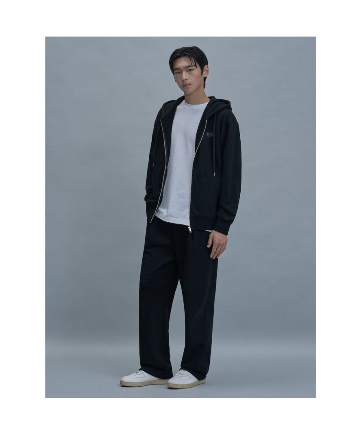 시프트지(SHIFT.G) Whph Overfit Zip Hoodie  Black