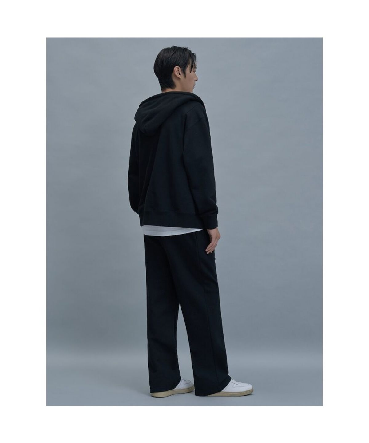 시프트지(SHIFT.G) Whph Overfit Zip Hoodie  Black