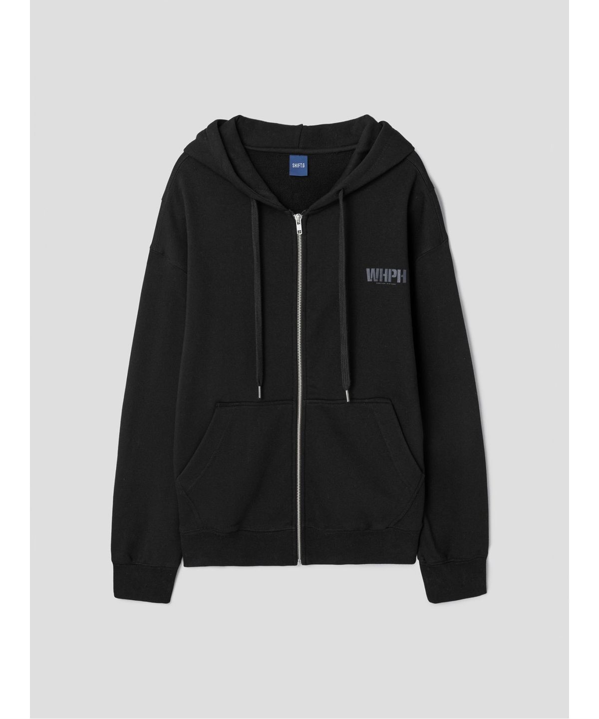 시프트지(SHIFT.G) Whph Overfit Zip Hoodie  Black