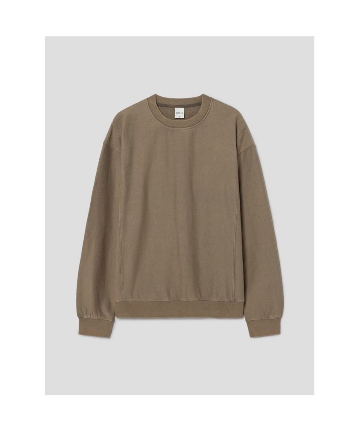 시프트지(SHIFT.G) Washed Color Sweatshirts  Khaki