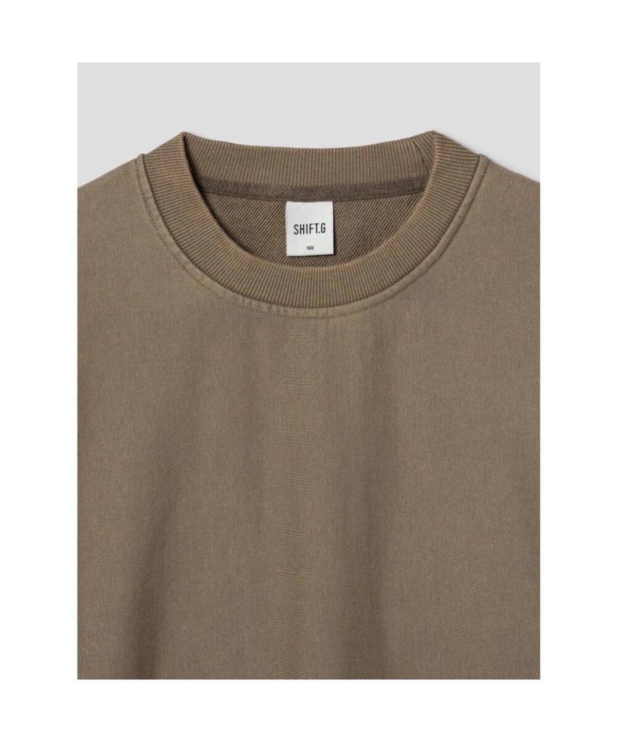 시프트지(SHIFT.G) Washed Color Sweatshirts  Khaki