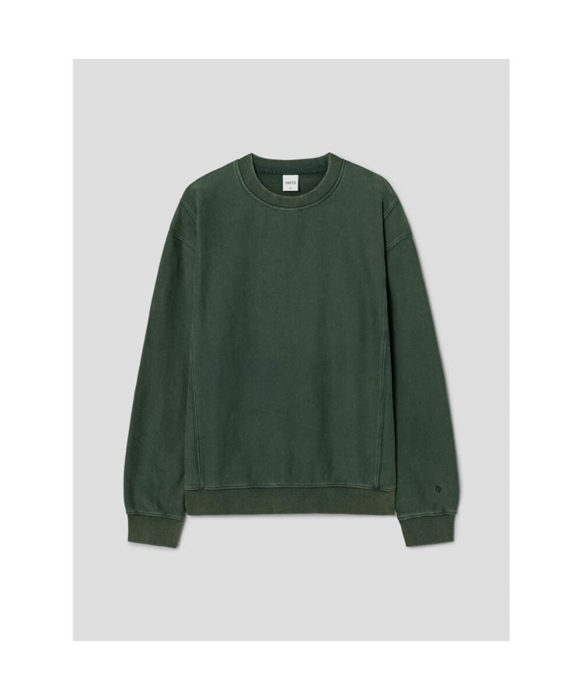 시프트지(SHIFT.G) Washed Color Sweatshirts  Green