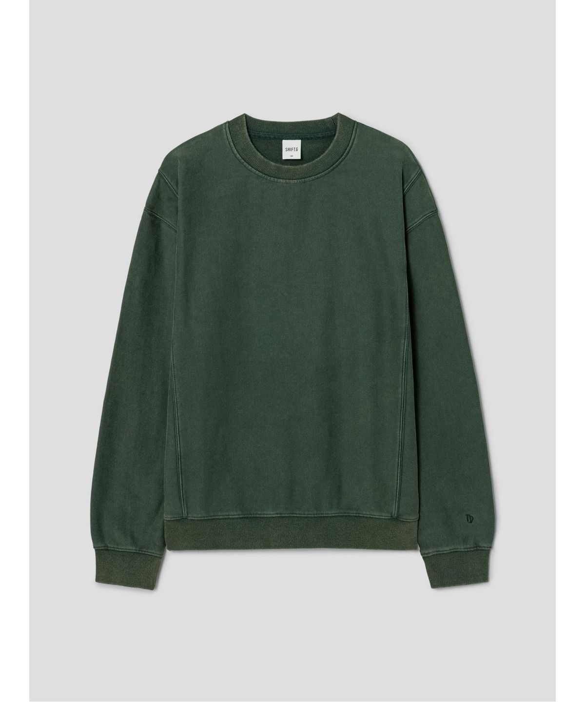 시프트지(SHIFT.G) Washed Color Sweatshirts  Green