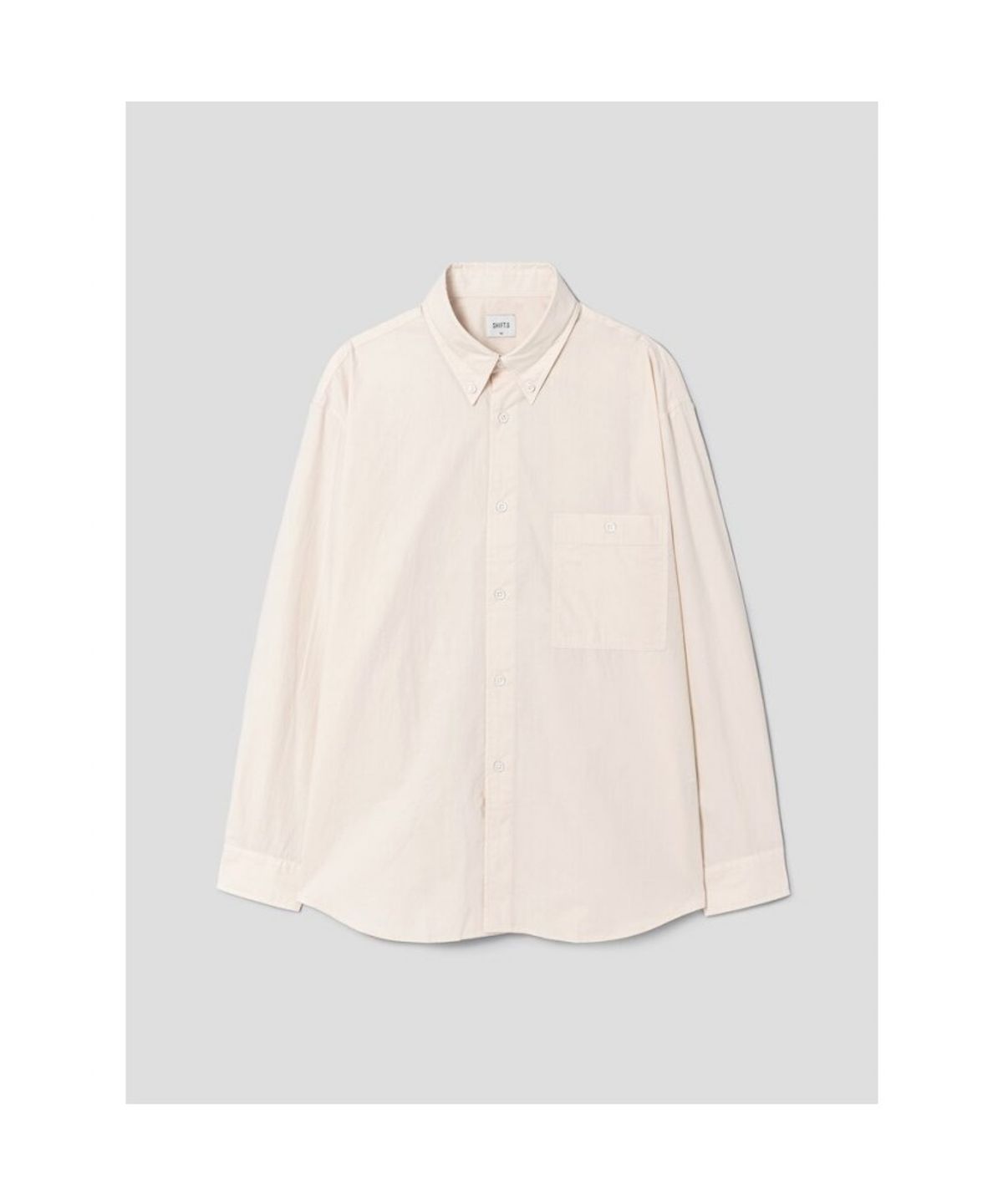 시프트지(SHIFT.G) Relax Fit Solid Shirts  Ivory
