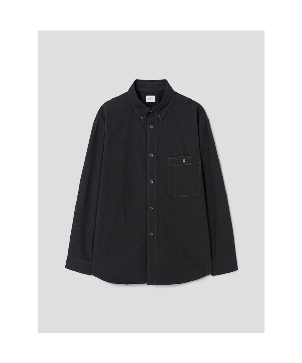 시프트지(SHIFT.G) Relax Fit Solid Shirts  Ash