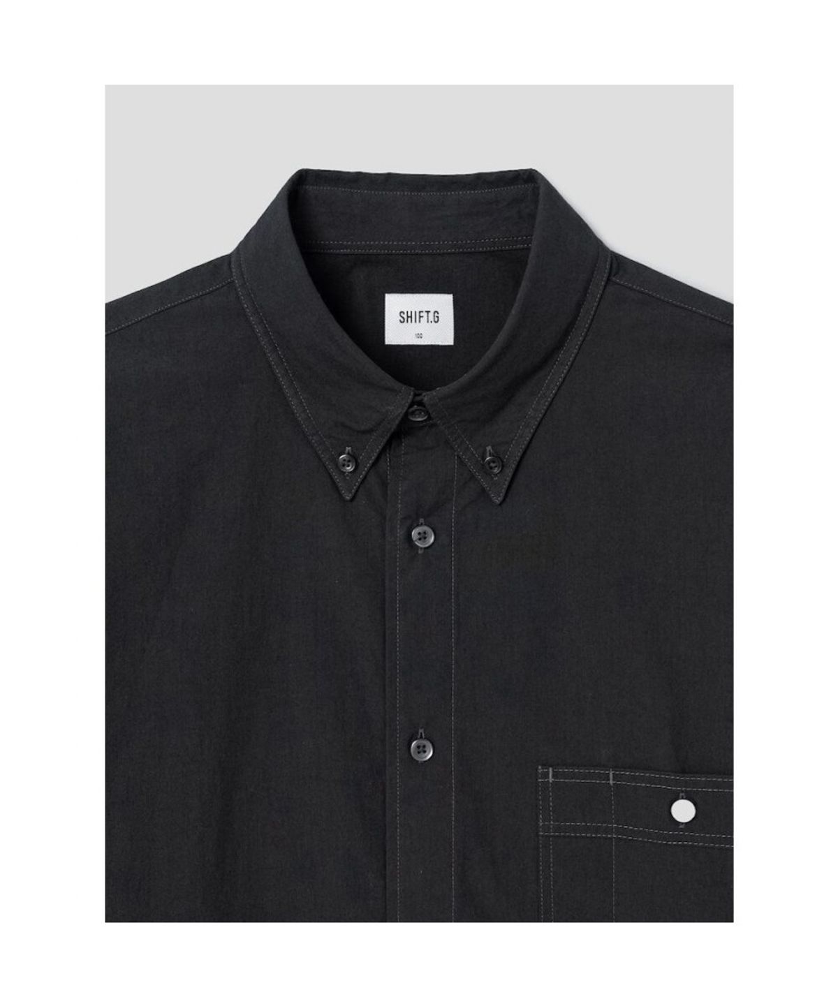 시프트지(SHIFT.G) Relax Fit Solid Shirts  Ash