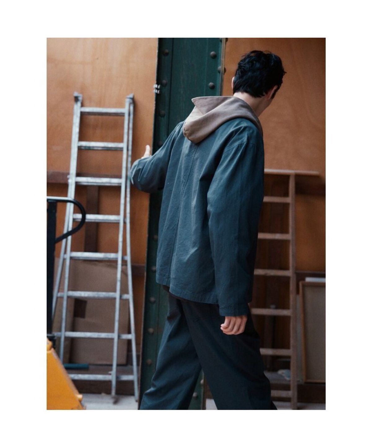 시프트지(SHIFT.G) Cotton Utility Work Shirts  Ash