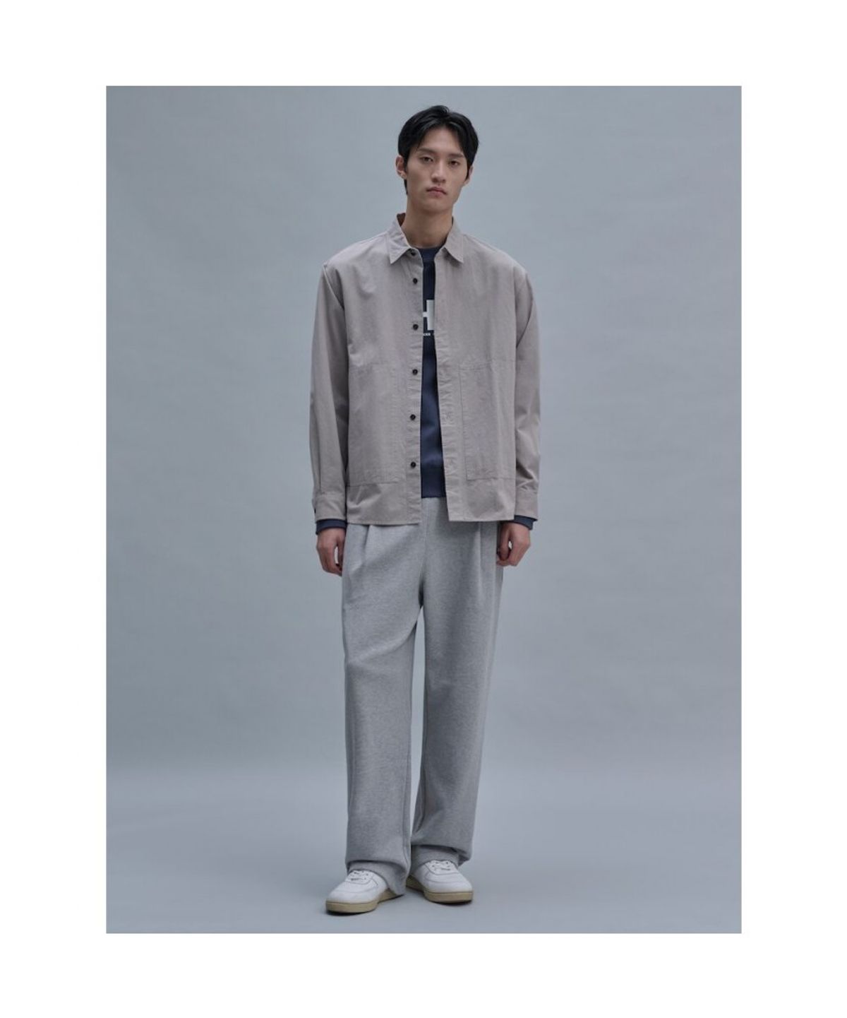 시프트지(SHIFT.G) Whph SunDried Cotton Shirts  Grey