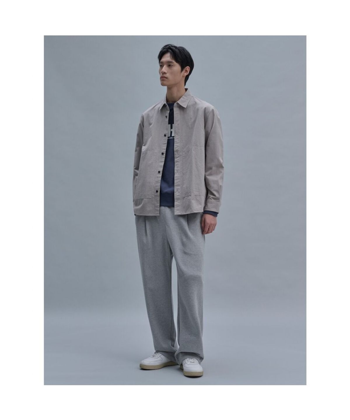 시프트지(SHIFT.G) Whph SunDried Cotton Shirts  Grey