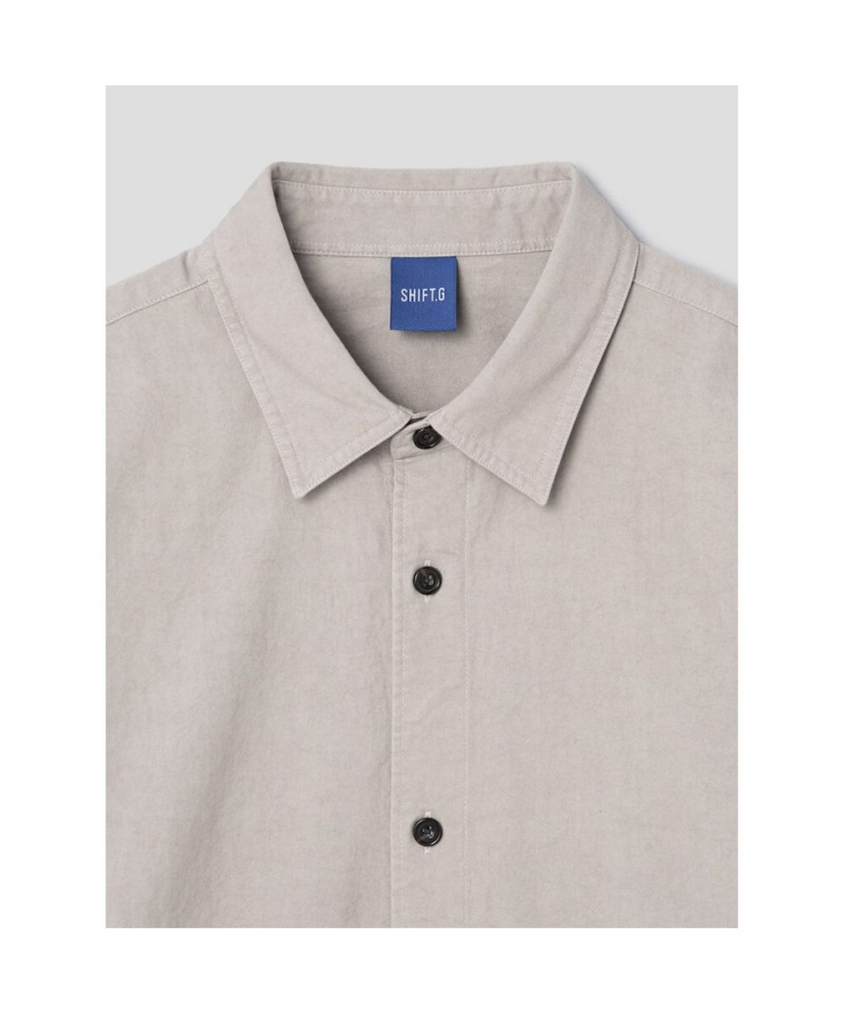 시프트지(SHIFT.G) Whph SunDried Cotton Shirts  Grey