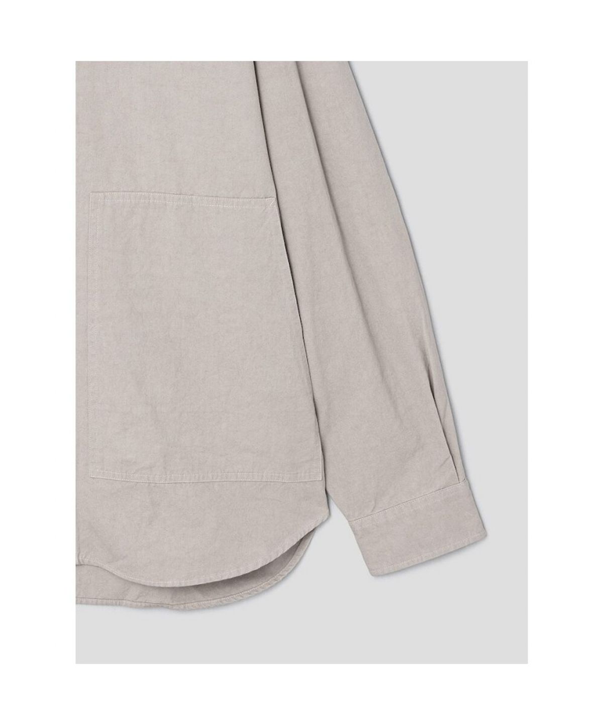 시프트지(SHIFT.G) Whph SunDried Cotton Shirts  Grey