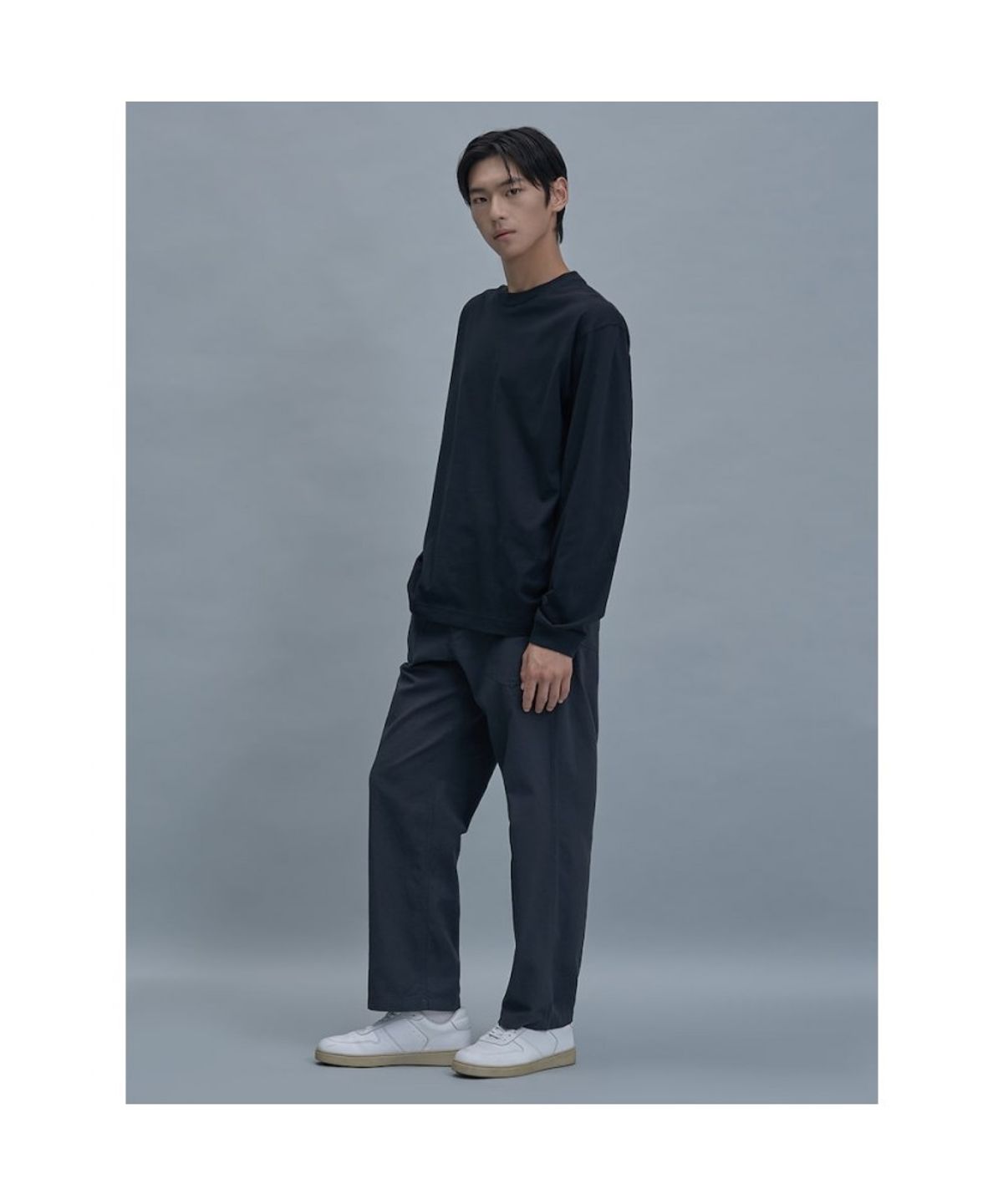 시프트지(SHIFT.G) Semi Wide Fatigue Pants  Ash
