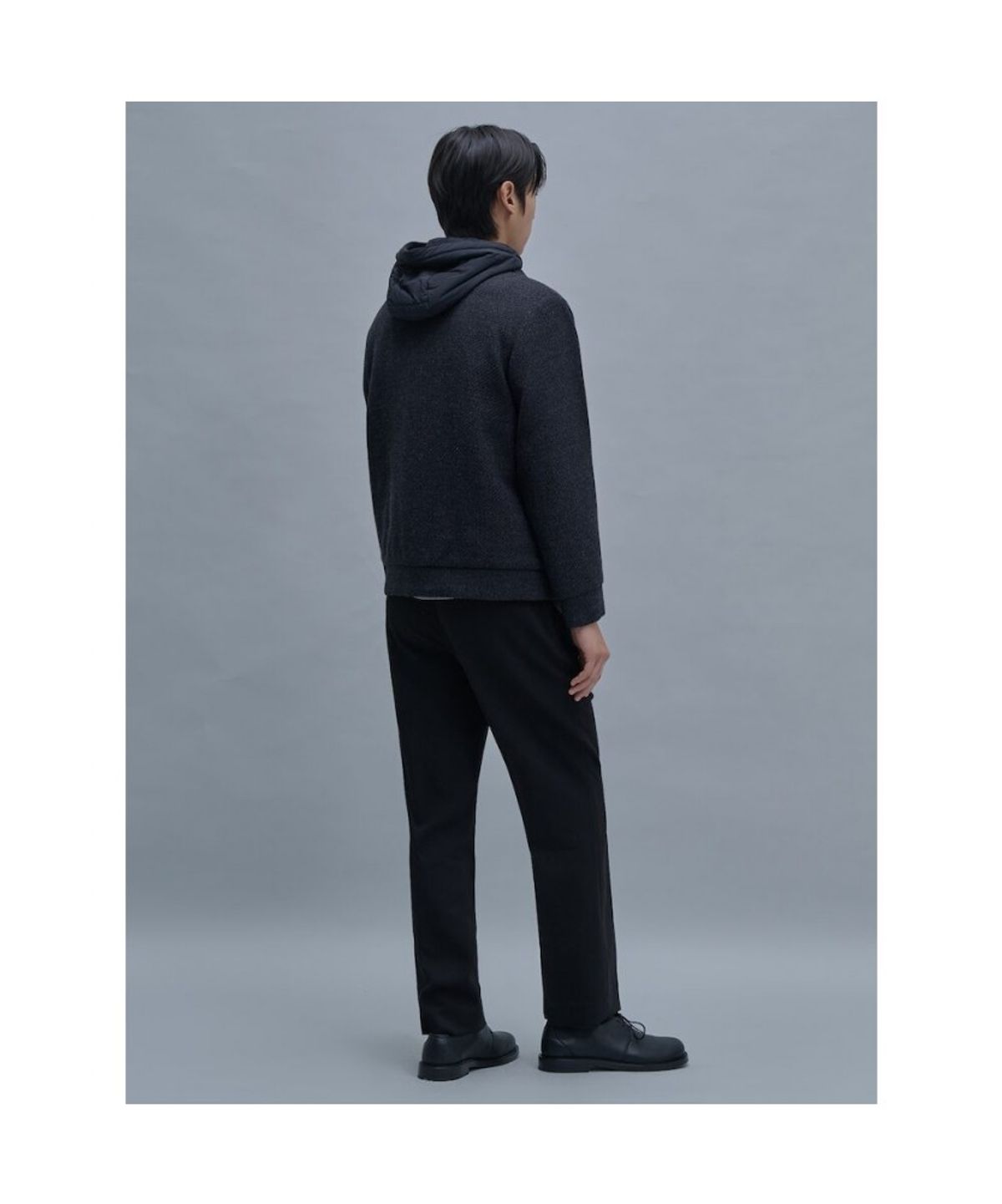 시프트지(SHIFT.G) Semi Wide OneTuck Slacks  Black