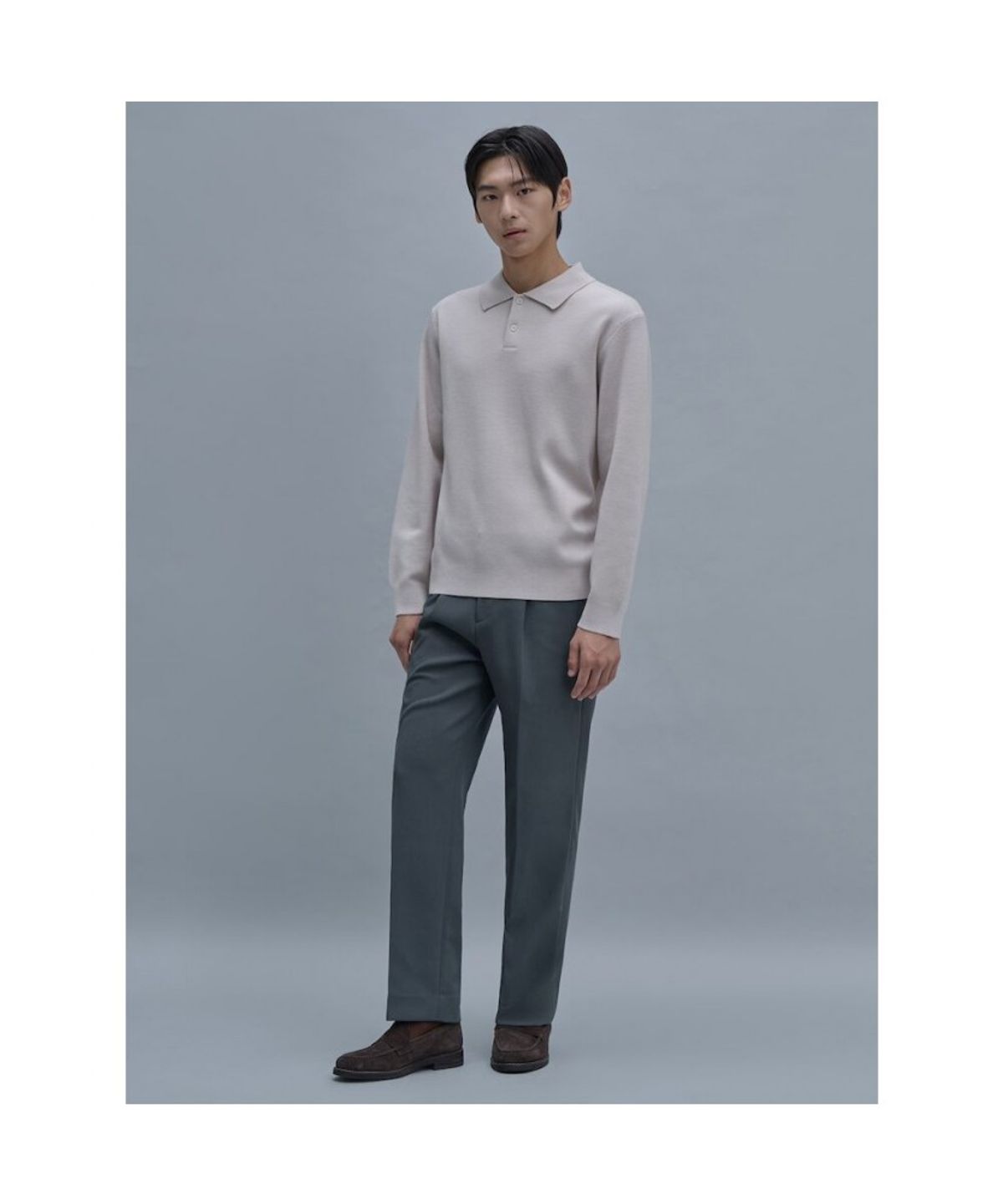 시프트지(SHIFT.G) Semi Wide OneTuck Slacks  Khaki