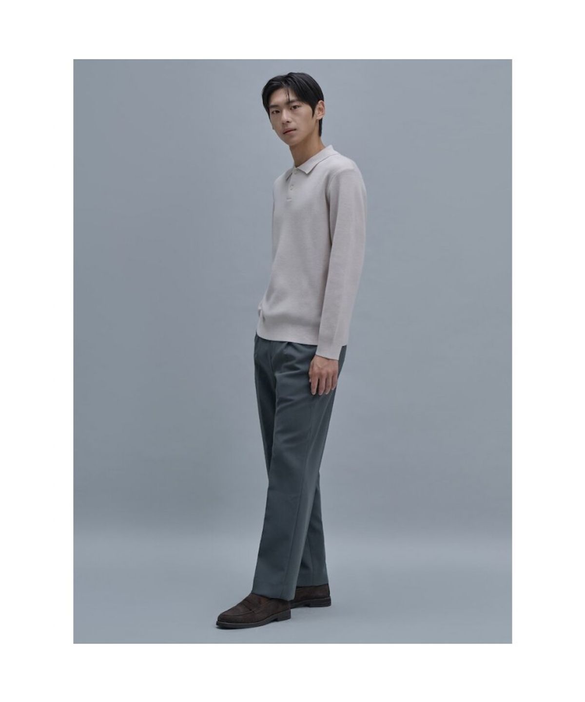 시프트지(SHIFT.G) Semi Wide OneTuck Slacks  Khaki