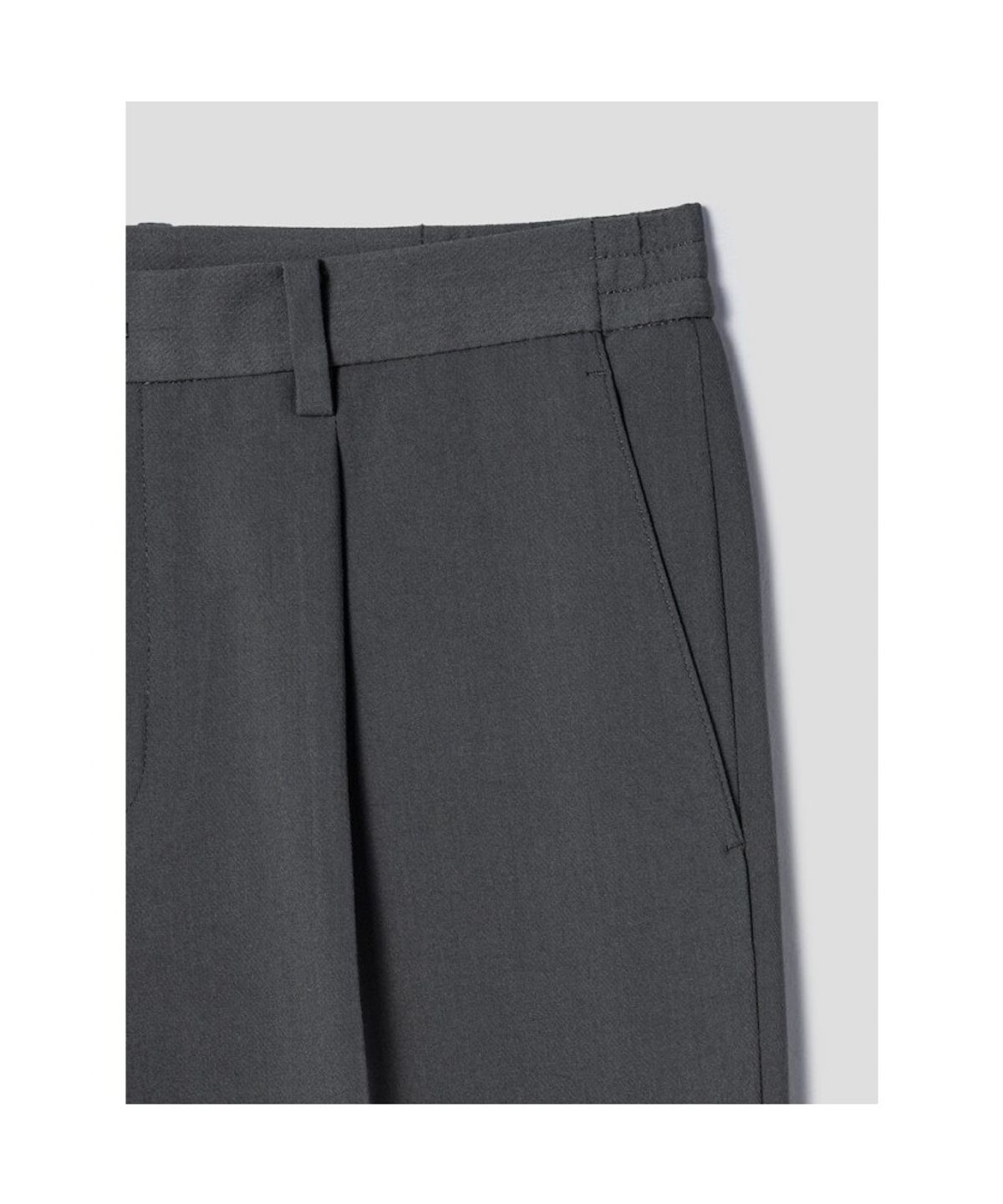 시프트지(SHIFT.G) Semi Wide OneTuck Slacks  Khaki