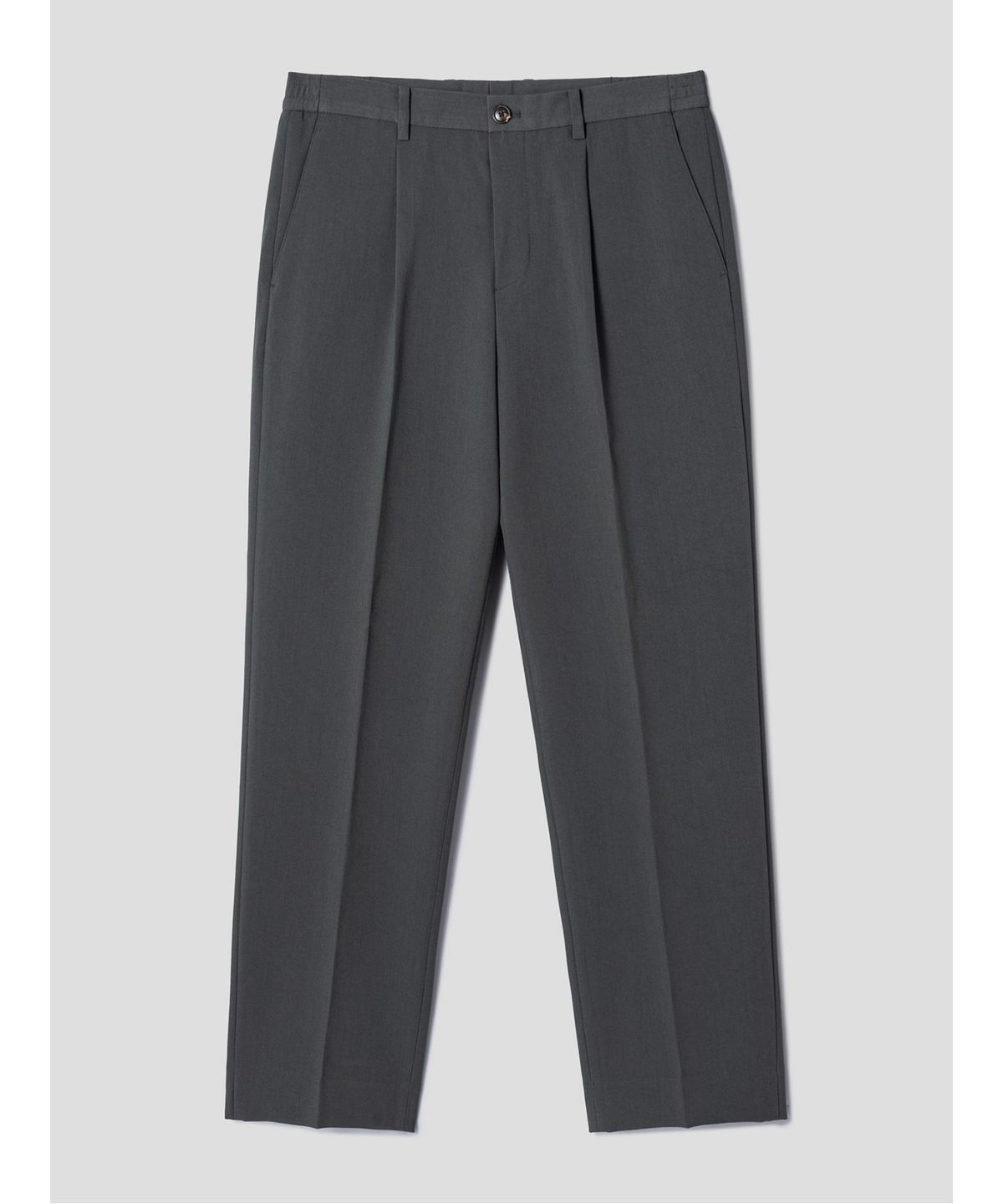 시프트지(SHIFT.G) Semi Wide OneTuck Slacks  Khaki