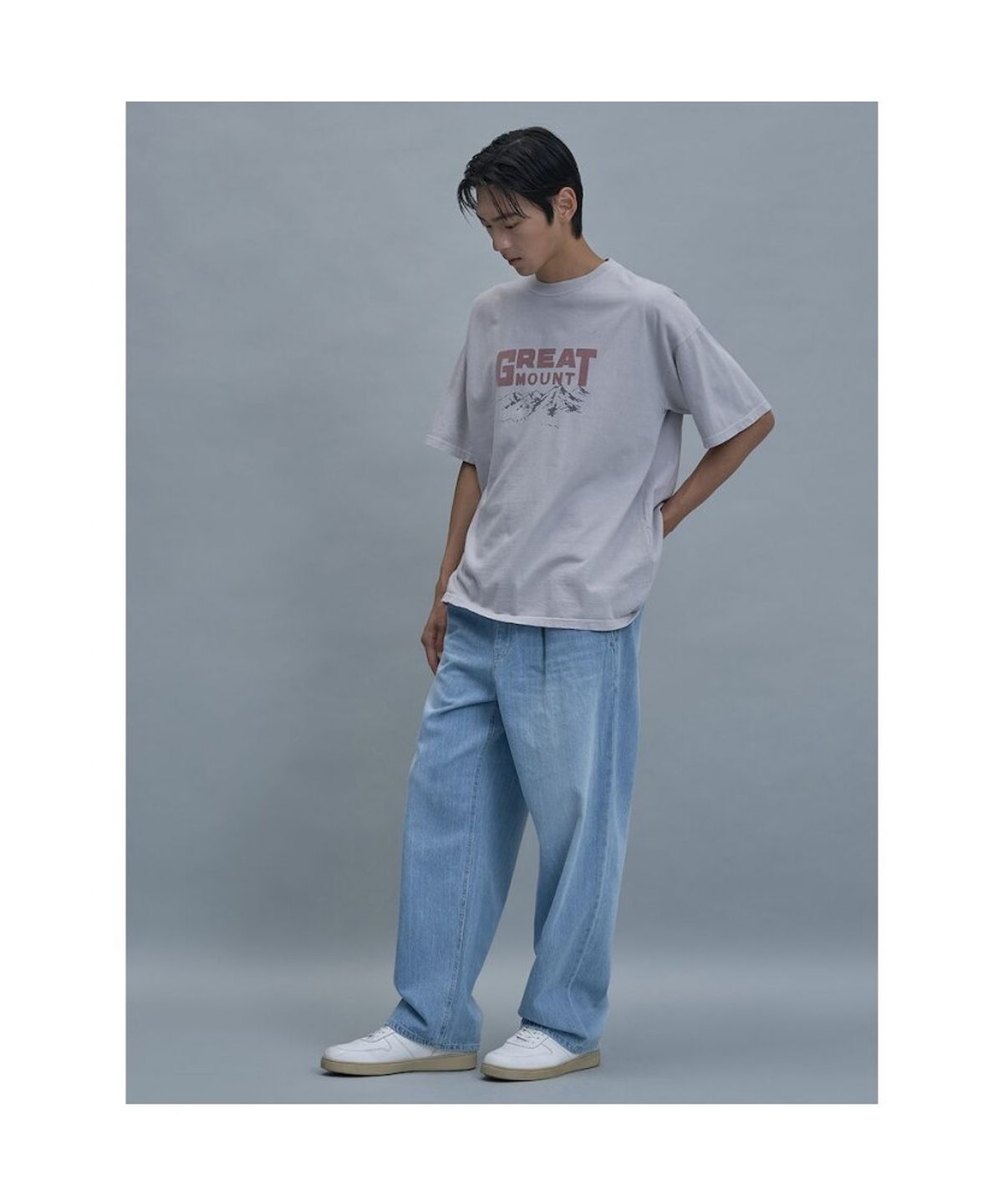 시프트지(SHIFT.G) WHPH OneTuck Wide Denim Pants  Blue
