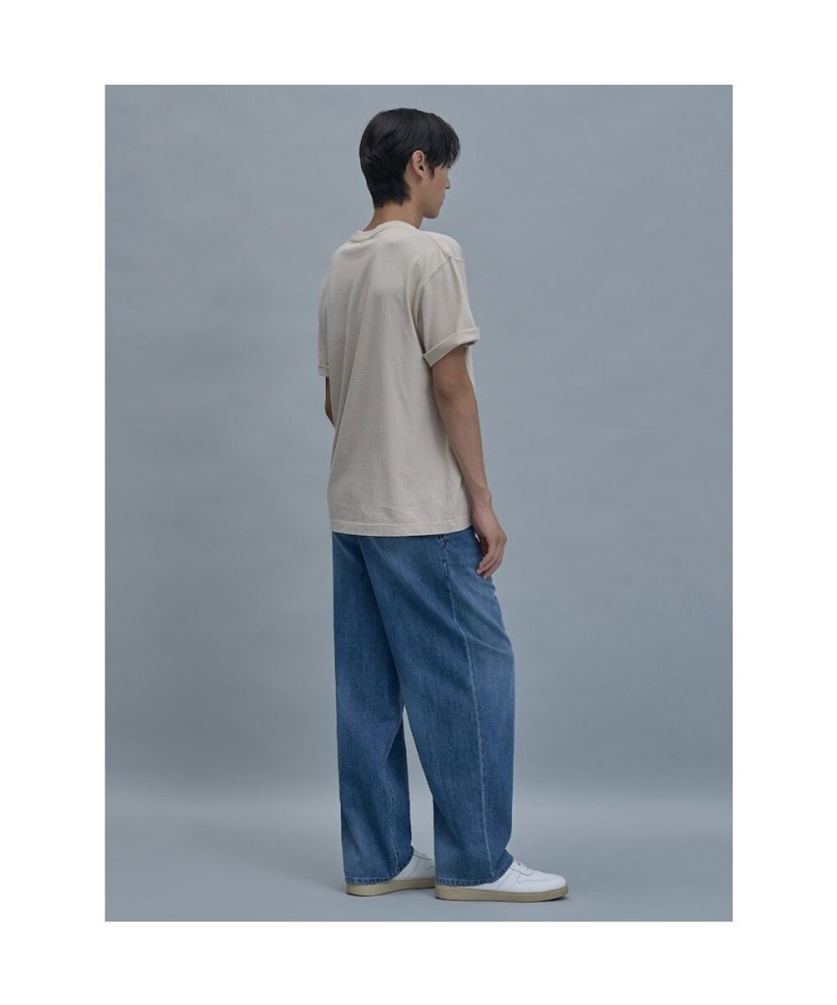 시프트지(SHIFT.G) WHPH OneTuck Wide Denim Pants  Navy